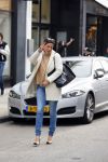 Amsterdam 8 april 2015
Kristina Bozilovic met haar jaguar op de pc hooftstraat