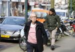 Amsterdam 7 april 2015
Louis v Dijk in de auto op de cornelis schuytstraat