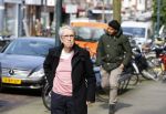Amsterdam 7 april 2015
Louis v Dijk in de auto op de cornelis schuytstraat