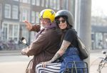 Amsterdam 10 april 2015    
Henk en Louise Schiffmacher op de scooter
