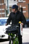 Amsterdam 28 april 2015  
Marc-Marie Huijbregts op de fiets in amsterdam