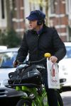 Amsterdam 28 april 2015  
Marc-Marie Huijbregts op de fiets in amsterdam
