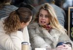 Amsterdam 4 april 2015 
Maria Kooistra met een vriendin op terras