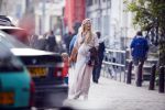 Amsterdam 10 april 2015    
Marije Braber de vriendin van Chris Zegers hoogzwanger