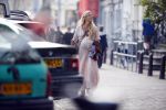 Amsterdam 10 april 2015    
Marije Braber de vriendin van Chris Zegers hoogzwanger