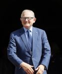 Amsterdam 23 april 2015  
Koning Willem Alexander viert zijn verjaardag in Paleis op de Dam. Pieter v Vollenhoven