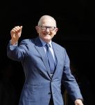 Amsterdam 23 april 2015  
Koning Willem Alexander viert zijn verjaardag in Paleis op de Dam. Pieter v Vollenhoven