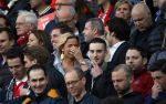 Eindhoven 18 april 2015
PSV_ Heerneveen 4-1 . Psv kampioen. Pieter v d Hoogenband en zijn nieuwe vriendin Marie JosÃ© Crooijmans verliefd op de tribune.