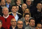 Eindhoven 18 april 2015
PSV_ Heerneveen 4-1 . Psv kampioen. Pieter v d Hoogenband en zijn nieuwe vriendin Marie JosÃ© Crooijmans verliefd op de tribune.
