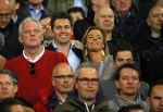 Eindhoven 18 april 2015
PSV_ Heerneveen 4-1 . Psv kampioen. Pieter v d Hoogenband en zijn nieuwe vriendin Marie JosÃ© Crooijmans verliefd op de tribune.