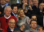 Eindhoven 18 april 2015
PSV_ Heerneveen 4-1 . Psv kampioen. Pieter v d Hoogenband en zijn nieuwe vriendin Marie JosÃ© Crooijmans verliefd op de tribune.