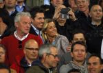 Eindhoven 18 april 2015
PSV_ Heerneveen 4-1 . Psv kampioen. Pieter v d Hoogenband en zijn nieuwe vriendin Marie JosÃ© Crooijmans verliefd op de tribune.