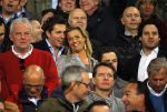 Eindhoven 18 april 2015
PSV_ Heerneveen 4-1 . Psv kampioen. Pieter v d Hoogenband en zijn nieuwe vriendin Marie JosÃ© Crooijmans verliefd op de tribune.