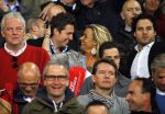 Eindhoven 18 april 2015
PSV_ Heerneveen 4-1 . Psv kampioen. Pieter v d Hoogenband en zijn nieuwe vriendin Marie JosÃ© Crooijmans verliefd op de tribune.
