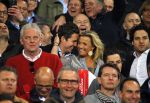 Eindhoven 18 april 2015
PSV_ Heerneveen 4-1 . Psv kampioen. Pieter v d Hoogenband en zijn nieuwe vriendin Marie JosÃ© Crooijmans verliefd op de tribune.