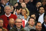 Eindhoven 18 april 2015
PSV_ Heerneveen 4-1 . Psv kampioen. Pieter v d Hoogenband en zijn nieuwe vriendin Marie JosÃ© Crooijmans verliefd op de tribune.