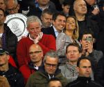 Eindhoven 18 april 2015
PSV_ Heerneveen 4-1 . Psv kampioen. Pieter v d Hoogenband en zijn nieuwe vriendin Marie JosÃ© Crooijmans verliefd op de tribune.