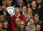 Eindhoven 18 april 2015
PSV_ Heerneveen 4-1 . Psv kampioen. Pieter v d Hoogenband en zijn nieuwe vriendin Marie JosÃ© Crooijmans verliefd op de tribune.