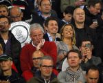 Eindhoven 18 april 2015
PSV_ Heerneveen 4-1 . Psv kampioen. Pieter v d Hoogenband en zijn nieuwe vriendin Marie JosÃ© Crooijmans verliefd op de tribune.