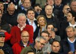 Eindhoven 18 april 2015
PSV_ Heerneveen 4-1 . Psv kampioen. Pieter v d Hoogenband en zijn nieuwe vriendin Marie JosÃ© Crooijmans verliefd op de tribune.