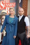 Amsterdam 12 april 2015
Premiere sunshine boys in het nieuwe de la mar theater.  Plien van Bennekom en partner Jeroen Wassmer