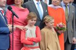 Dordrecht, 27 April 2015
Koningsdag 2015 met Koningin Willem-Alexander, Koningin Maxima, Prinses Amalia, Prinses Alexia em Prinses Ariane, Prins Constatijn, Prinses Laurentien, Prins Maurits, Prinses Marilene, Prinses Annette, Prins Bernhard Jr., Prins Pieter Christiaan en Prinses Anita