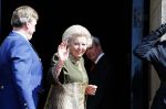 Amsterdam 23 april 2015  
Koning Willem Alexander viert zijn verjaardag in Paleis op de Dam. Prinses Beatrix