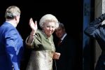 Amsterdam 23 april 2015  
Koning Willem Alexander viert zijn verjaardag in Paleis op de Dam. Prinses Beatrix