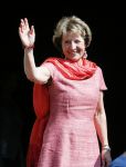 Amsterdam 23 april 2015  
Koning Willem Alexander viert zijn verjaardag in Paleis op de Dam. Prinses Margriet