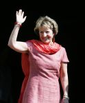 Amsterdam 23 april 2015  
Koning Willem Alexander viert zijn verjaardag in Paleis op de Dam. Prinses Margriet