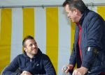 Beverwijk 27 april 2015
Rafael v d Vaart organiseert een voetbaltournooi bij vv Kennemers. Zijn vader Ramon en moeder Lolita werken ook mee. Sabia Engizek komt natuurlijk kijken en verricht de aftrap.