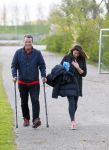Beverwijk 27 april 2015
Rafael v d Vaart organiseert een voetbaltournooi bij vv Kennemers. Zijn vader Ramon en moeder Lolita werken ook mee. Sabia Engizek komt natuurlijk kijken en verricht de aftrap.