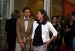 Amsterdam 10 april 2015    
Premiere Nationaal Ballet in de stopera. Ranomi Kromowidjojo met een kennis