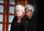 Amsterdam 24 april 2015
Rudi Fuchs met wandelstok in de beethovenstraat.