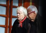 Amsterdam 24 april 2015
Rudi Fuchs met wandelstok in de beethovenstraat.