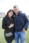 Beverwijk 27 april 2015
Rafael v d Vaart organiseert een voetbaltournooi bij vv Kennemers. Zijn vader Ramon en moeder Lolita werken ook mee. Sabia Engizek komt natuurlijk kijken en verricht de aftrap.