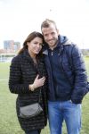 Beverwijk 27 april 2015
Rafael v d Vaart organiseert een voetbaltournooi bij vv Kennemers. Zijn vader Ramon en moeder Lolita werken ook mee. Sabia Engizek komt natuurlijk kijken en verricht de aftrap.