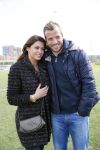 Beverwijk 27 april 2015
Rafael v d Vaart organiseert een voetbaltournooi bij vv Kennemers. Zijn vader Ramon en moeder Lolita werken ook mee. Sabia Engizek komt natuurlijk kijken en verricht de aftrap.