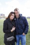 Beverwijk 27 april 2015
Rafael v d Vaart organiseert een voetbaltournooi bij vv Kennemers. Zijn vader Ramon en moeder Lolita werken ook mee. Sabia Engizek komt natuurlijk kijken en verricht de aftrap.