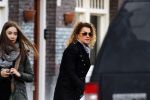 Amsterdam 4 april 2015  
Ruud de Wild haalt met zijn nieuwe vriendin ilse Knijn zijn dochter Toy Travis op bij haar moeder tatum Dagelet. Daarna gaat hij met zijn kinderen naar de stad