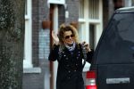 Amsterdam 4 april 2015  
Ruud de Wild haalt met zijn nieuwe vriendin ilse Knijn zijn dochter Toy Travis op bij haar moeder tatum Dagelet. Daarna gaat hij met zijn kinderen naar de stad