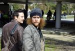 Amsterdam 7 april 2015
Opnames bureau Raampoort met oa Thomas Acda en Tim Haars in het vondelpark. Tim Oliehoek