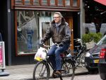 Amsterdam 4 april 2015
Ursul de Geer op de fiets in Amsterdam zuid
