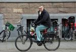 Amsterdam 7 april 2015   
Ursul de Geer op de fiets