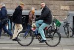 Amsterdam 7 april 2015   
Ursul de Geer op de fiets
