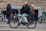 Amsterdam 7 april 2015   
Ursul de Geer op de fiets