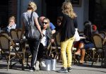 Amsterdam 21 april 2015
Wendy v Dijk met haar nieuwe porsche Macan op de cornelis schuytstraat