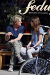 Amsterdam 13 april 2015
Wim Kieft met (ex)vriendin suzanne Martens en hun dochtertje op terras.