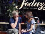 Amsterdam 13 april 2015
Wim Kieft met (ex)vriendin suzanne Martens en hun dochtertje op terras.