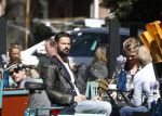 Amsterdam 21 april 2016
Arie Boomsma met vrienden op een terras.